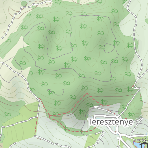 teresztenye térkép Teresztenye Magyarország kerékpárút térkép