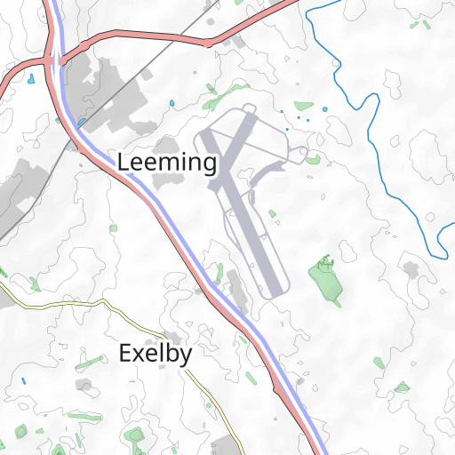 Old A1 Route Map Segment Details For Old A1 Road; B6267 Roundabout (Masham Road) To Leeming  Services - Veloviewer